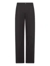 Lemaire Women Cotton Trousers In Brown