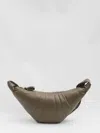 Lemaire Medium Croissant Lamb-skin Shoulder Bag In Green