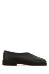 Lemaire Brown Solid Flat Piped Ballet Flats In Brown