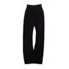 Lemaire High-rise Waist Straight Leg Trousers In Black