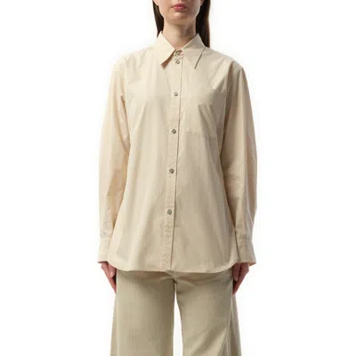 Lemaire Women's Fitted Shirt In Light Cream