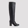 Lemaire Brown Leather Glove Boots In Brown