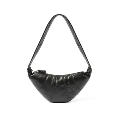 Lemaire Women's Lambskin Medium Croissant Bag In Black