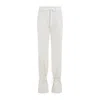 Lemaire Women  Straight Pants With Strings In Multicolor