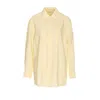 Lemaire 36 Collared Neck Long Shirt With Laces