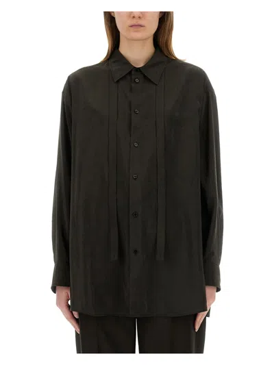 LEMAIRE WOMEN'S LONG SHIRT WITH TIE