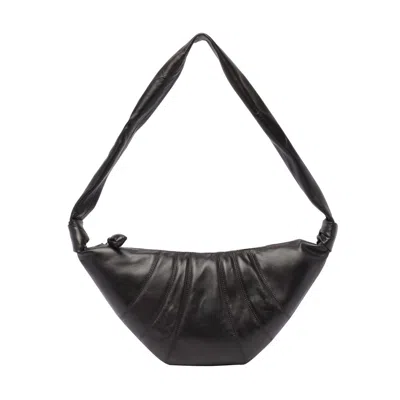 Lemaire Women Medium Croissant Crossbody Bag In Brown