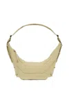 Lemaire Medium Soft Game Nylon Shoulder Bag In Gr602 Dusty Sage