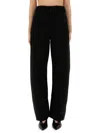Lemaire Trousers With Twisted Belt And Wide Leg