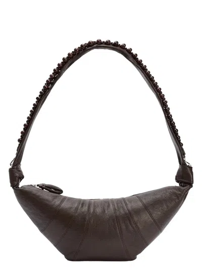 LEMAIRE WOMEN'S PEARLS CROISSANT BAG