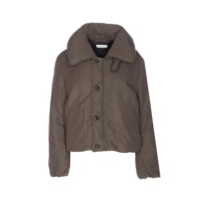 Lemaire Women Puffer Down Jacket In Brown