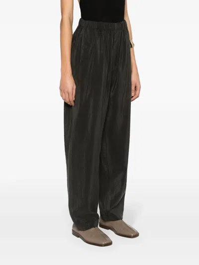 Lemaire Women Relaxed Pants In Br507 Dark Espresso