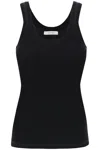 Lemaire Ribbed Tank Top In Black