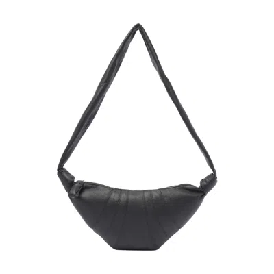 Lemaire Women Small Croissant Crossbody Bag In Brown