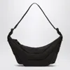 Lemaire Small Soft Game Bag In Water-repellent Brown Nylon Women In Brown