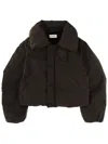 Lemaire Women Brown Water-repellent Puffer Blouson In Brown