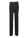 Lemaire Women Straight Trousers In Gray