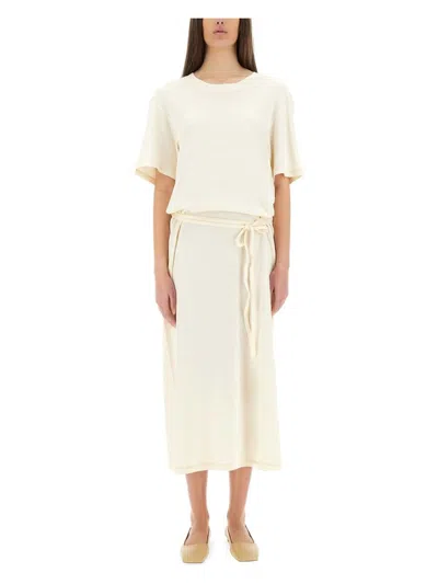 LEMAIRE WOMEN'S TSHIRT DRESS WITH BELT