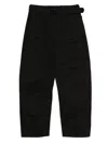 Lemaire Women Twisted Denim Cotton Jeans In Black