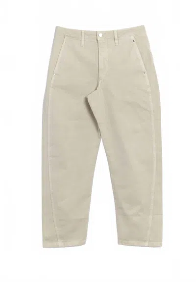 Lemaire Women's Twisted Pants In Snow Oat In White