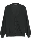 Lemaire Women Wool Blend Cardigan In Multicolor