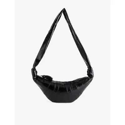 Lemaire Womens Black Croissant Small Cotton-coated Bag