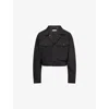 Lemaire Button-fastening Flap-pocket Jacket In Black