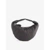 Lemaire Womens Dark Chocolate Mini Fortune Croissant Leather Shoulder Bag In Brown