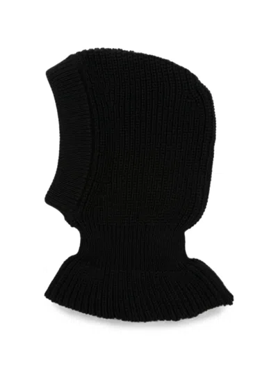 Lemaire Wool Balaclava In Black