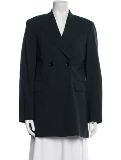 Pre-owned Lemaire Wool Blazer In Green