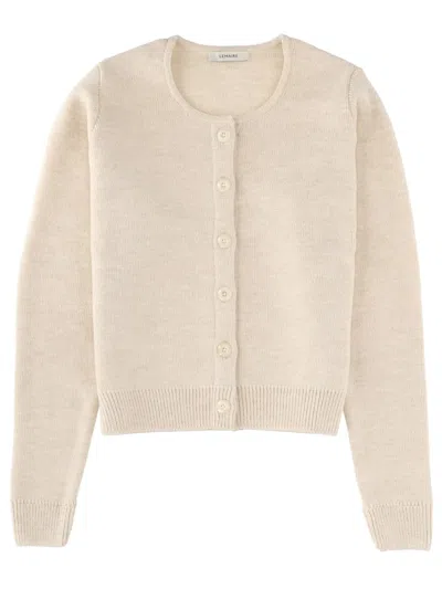 Lemaire Wool Blend Cardigan In Pink