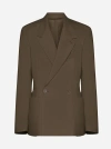 LEMAIRE WOOL-BLEND DOUBLE-BREASTED BLAZER
