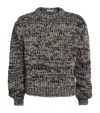 Lemaire Wool-blend Melange Sweater In Multi