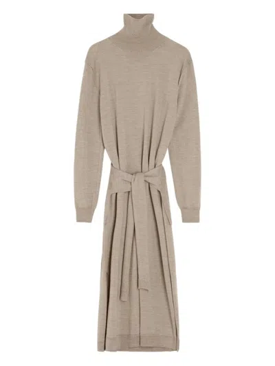 LEMAIRE LEMAIRE WOOL BLEND MIDI DRESS