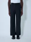 Lemaire Wool-blend Pants In Blue