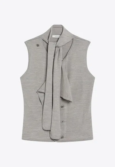 LEMAIRE WOOL-BLEND SLEEVELESS TOP