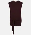Lemaire Wool-blend Top In Purple