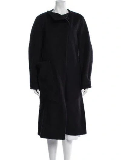 Pre-owned Lemaire Wool Coat In Blue