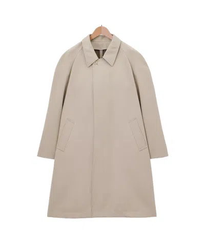 Lemaire Wool Coat In Nude