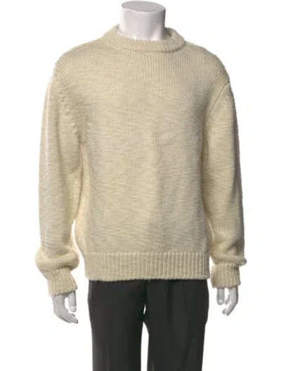 Pre-owned Lemaire Wool Crew Neck Pullover In Neutral