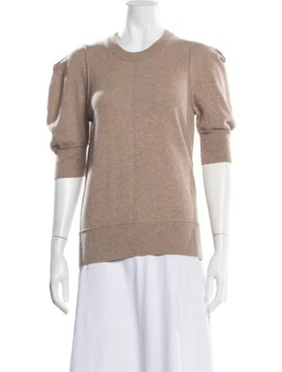 Pre-owned Lemaire Wool Crew Neck Sweater In Neutrals