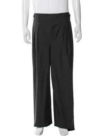 Pre-owned Lemaire Wool Dress Pants In Black