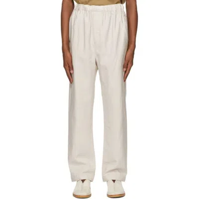 Pre-owned Lemaire Wool Elasticated Pant In Sand