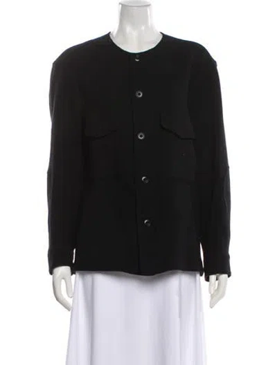 Pre-owned Lemaire Wool Evening Jacket In Black