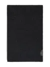 Lemaire Wool Felt-edge Scarf In Black