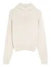 Lemaire Wool Hooded Sweatshirt In Animal Print
