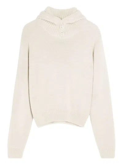 LEMAIRE LEMAIRE WOOL HOODED SWEATSHIRT