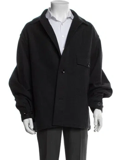Pre-owned Lemaire Wool Jacket In Blue