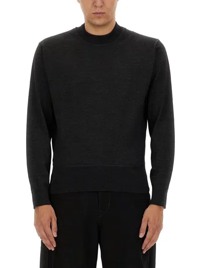 Lemaire Wool Jersey. In Black