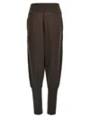 Lemaire Wool Joggers In Brown